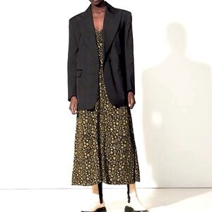 New SANDRO Tailored Blazer Black